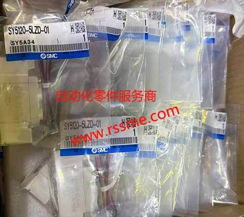 SMC电磁阀SY5120-5LZD-01和SY5A34