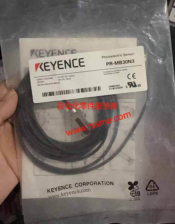 KEYENCE photoelectric sensor PR-MB30N3